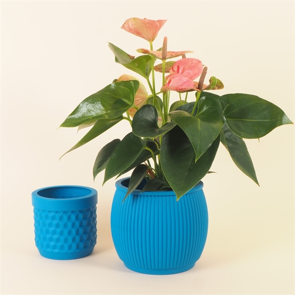 Chubby flowerpot Royal blue